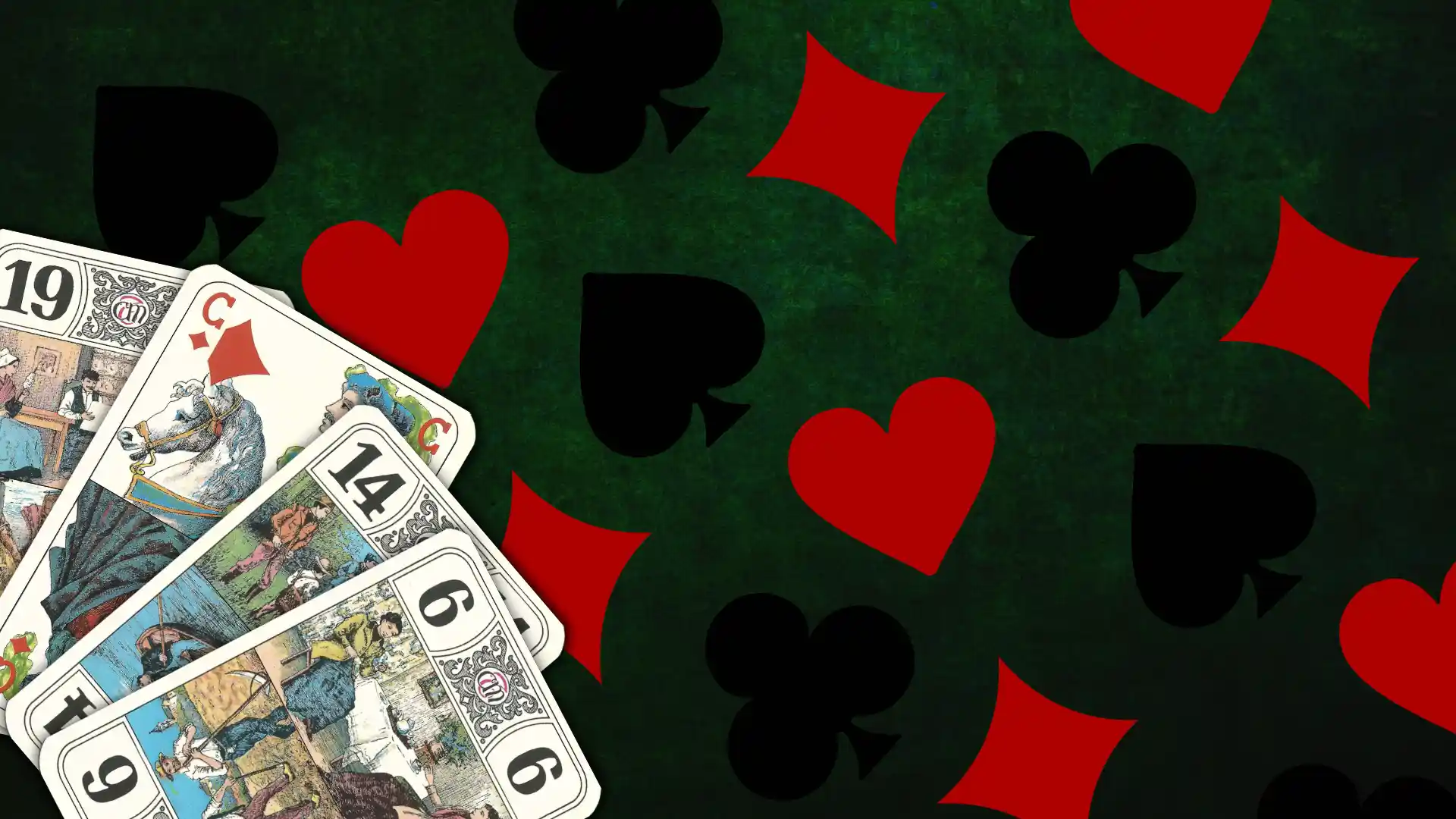Personne jouant au tarot sur une tablette